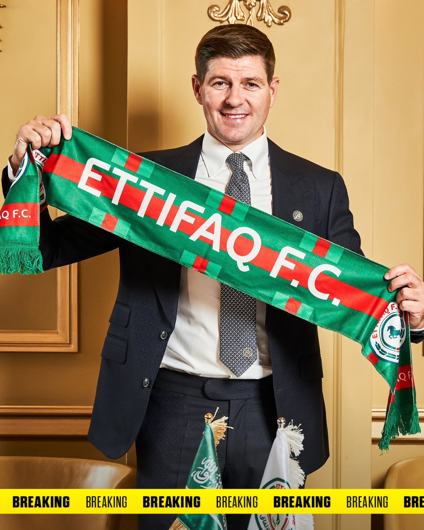 Complete Football 247 Steven Gerrard to Leave Al-Ettifaq FC by Mutual Consent