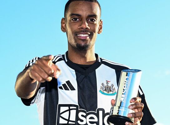 Complete Football 247 Top Player of the Month for the Third Straight Time in the Premier League is Alexander Isak
