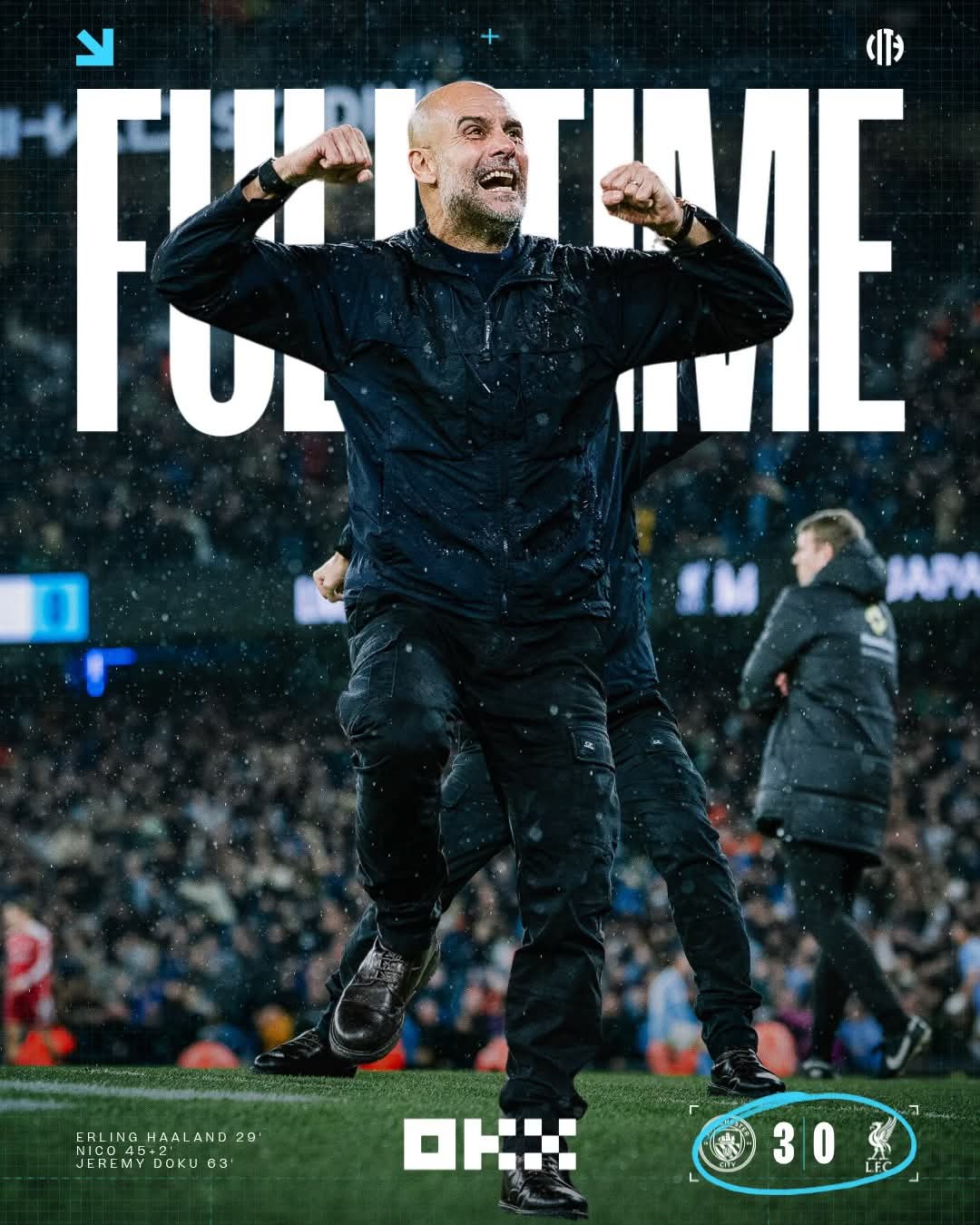 Manchester City Thrash Liverpool 3-0 In A Dominant Display