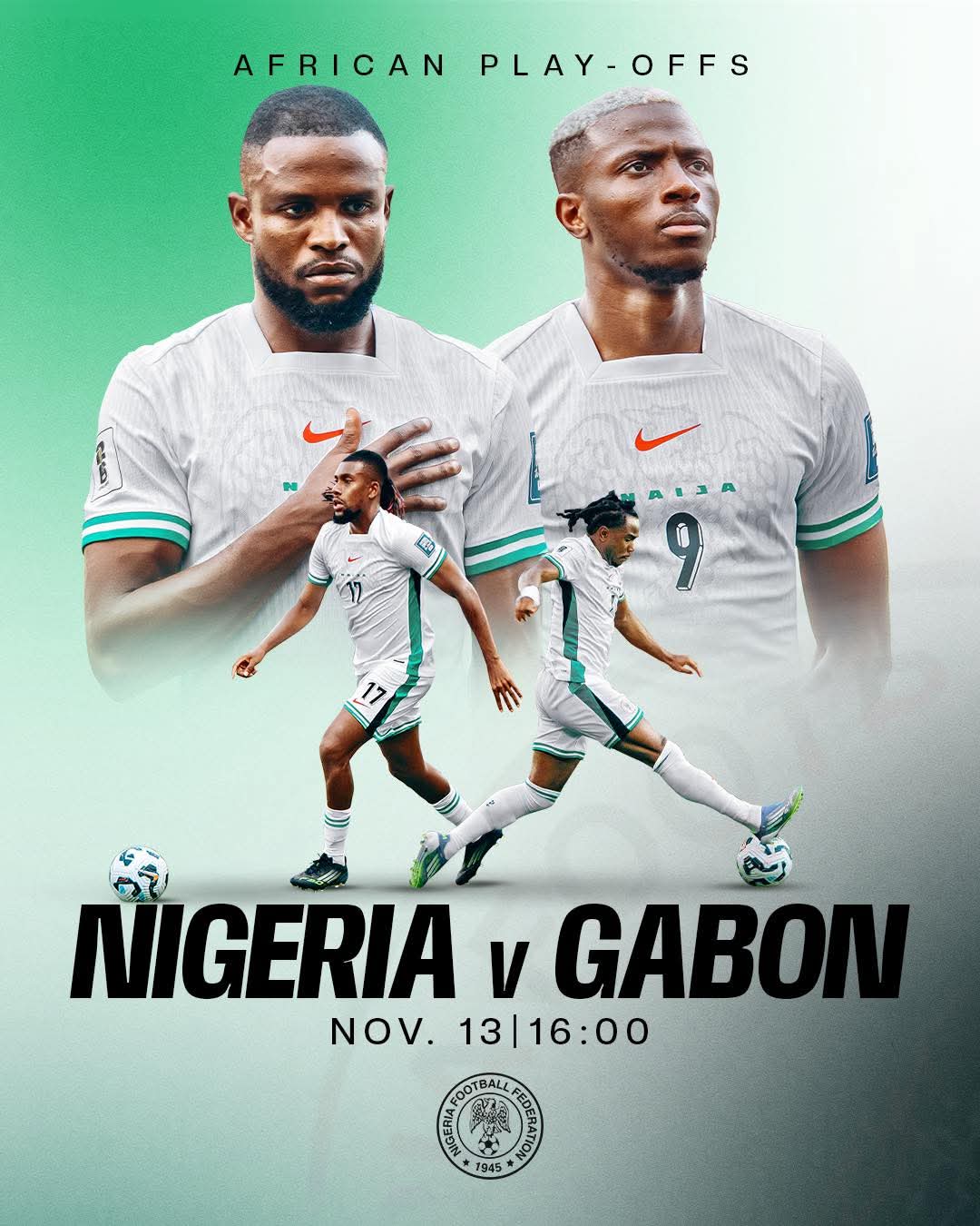 Super Eagles Make Announcement Of Squad to Dominate Gabon