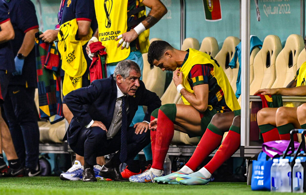 Cristiano Ronaldo during the 2022 world cup in Qatar 