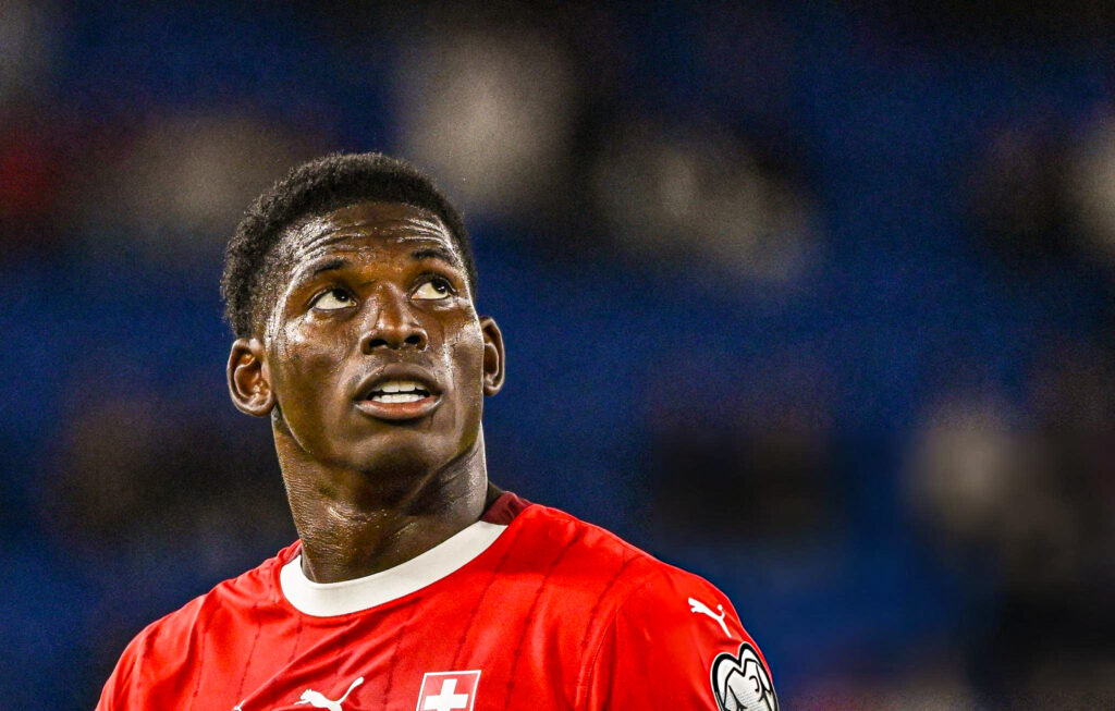 Photo of Embolo representing Switzerland 